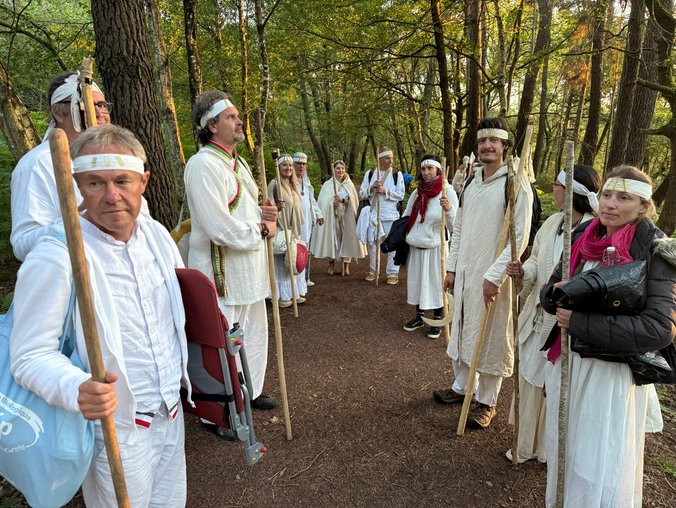 Participants lors d’un précédent parcours des Trois Cercles